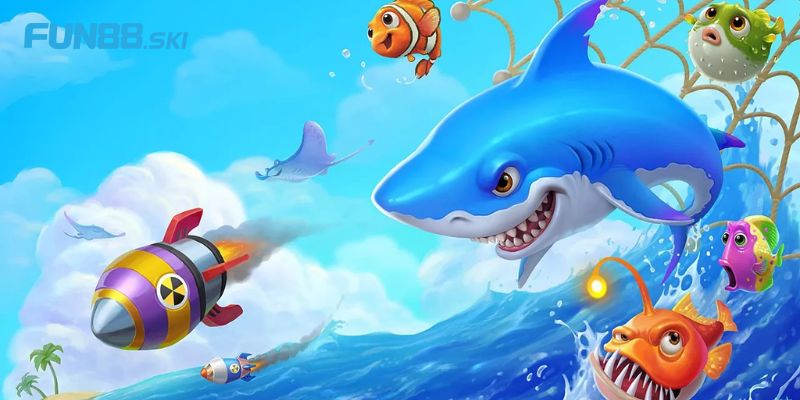 Mở khóa hành trình bí ẩn và giàu có của Shark Bounty trong Game Slot FUN88